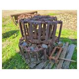 Grouser skid loader tire tracks - Fit the 2076