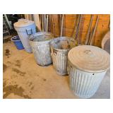 Trash cans