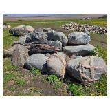 Large decorative rocks