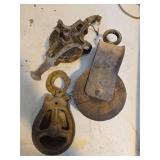 Vintage pulleys