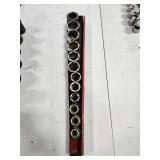 Snap-on metric sockets 19mm-8mm