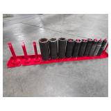 Snap-on deep well sockets