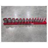 Mostly Snap-on SAE socket set