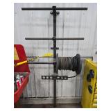 Hydraulic hose reel rack w/ hose