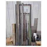 Steel rack & misc. steel