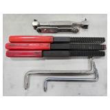 Snap-on thread files