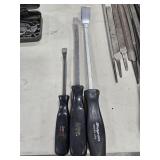 Snap-on pry bars