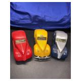 (3) 1/24 1940 Ford Coupe Diecast Lot