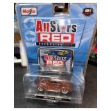 2008 Maisto All Stars Red 37 Ford Coupe