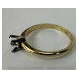 14K Yellow Gold Ladies Ring