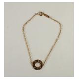 Tiffany & Co 18k Rose Gold Pierced Bracelet