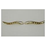 14K Yellow Gold Dangle Earrings