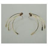 14K Yellow Gold Earrings