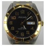 Pulsar Two-Tone Day/Date Men