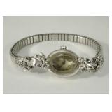 Bulova 14K White Gold Ladies Watch