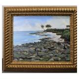 Beth Maddox, "Rocky Beach", Acrylic Print