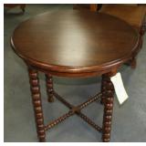 Bauer Wood Planters Round End Table