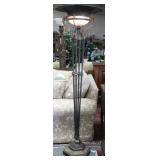 Fine Art Lamps Metal and Glass Torchiere Lamp