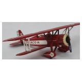 ERTL Die Cast Bi Plane Model Coin Bank
