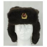 Brown Soviet Ushanka Hat