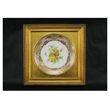Vintage Framed Mark Roberts Plate Depicting Citrus