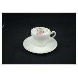Vintage Theodore Haviland Rose Teacup & Saucer