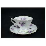 Vintage Rossetti Spring Violets Teacup & Saucer