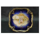 Wm Guerin & Co. Limoges Cobalt & Gold Plate