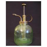 Vingtage Green Glass Atomizer