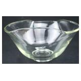 VINTAGE GLASS SERVING BOWL