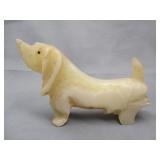 ONYX CARVED DOG