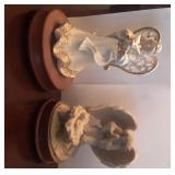 2 Angel Figurine Music Boxes