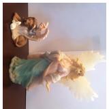 2 Angel Figurines