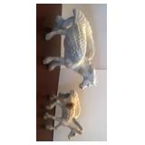2 Pegasus Figurines