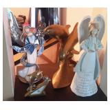 Metal and Stained Glass figurines