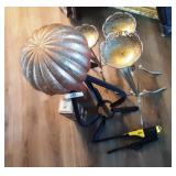 Candle Holders with Glass Ball