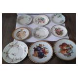 9 Assorted Vintage Plates