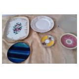 5 Assorted Decorative Plates/Platter