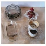 6 assorted decorative Serve ware