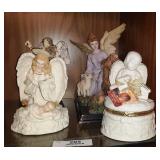 4 Angel Figurines