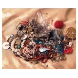 Assorted Cosmetic Jewelry in mirror box