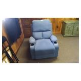 Blue Reclining Chair