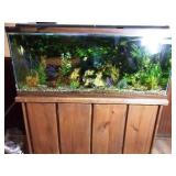Aquarium w/ Wood Stand