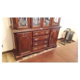Wood and Glass China Cabinet