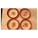 Set of 4 Bowls Vintage Paden City Pottery