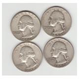 Four US Silver 1950