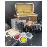 Minolta SR T MC II Camera w/ Lenses/ Filters