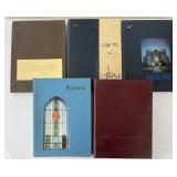 5 Vintage JBU John Brown University Yearbooks