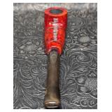 Carved Briar Lace Up Shoe Figural Smoking Pipe