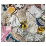 Large Lot of Crochet Doilies
